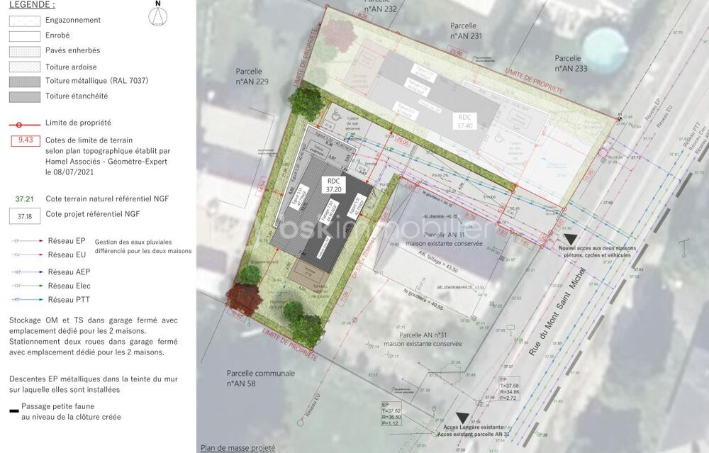 Vente Terrain Terrain à bâtir, libre de constructeur, viabilisé, 361m² Betton