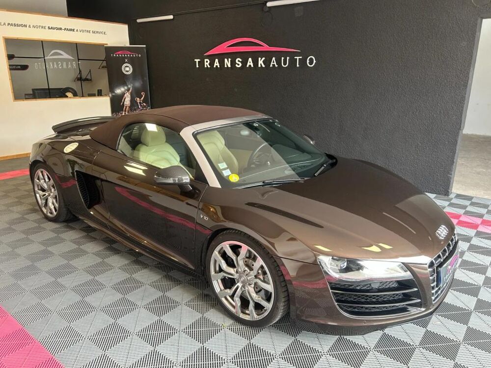 R8 Spyder V10 5.2 FSI 525 Quattro R-Tronic 2010 occasion 34500 B&eacute;ziers