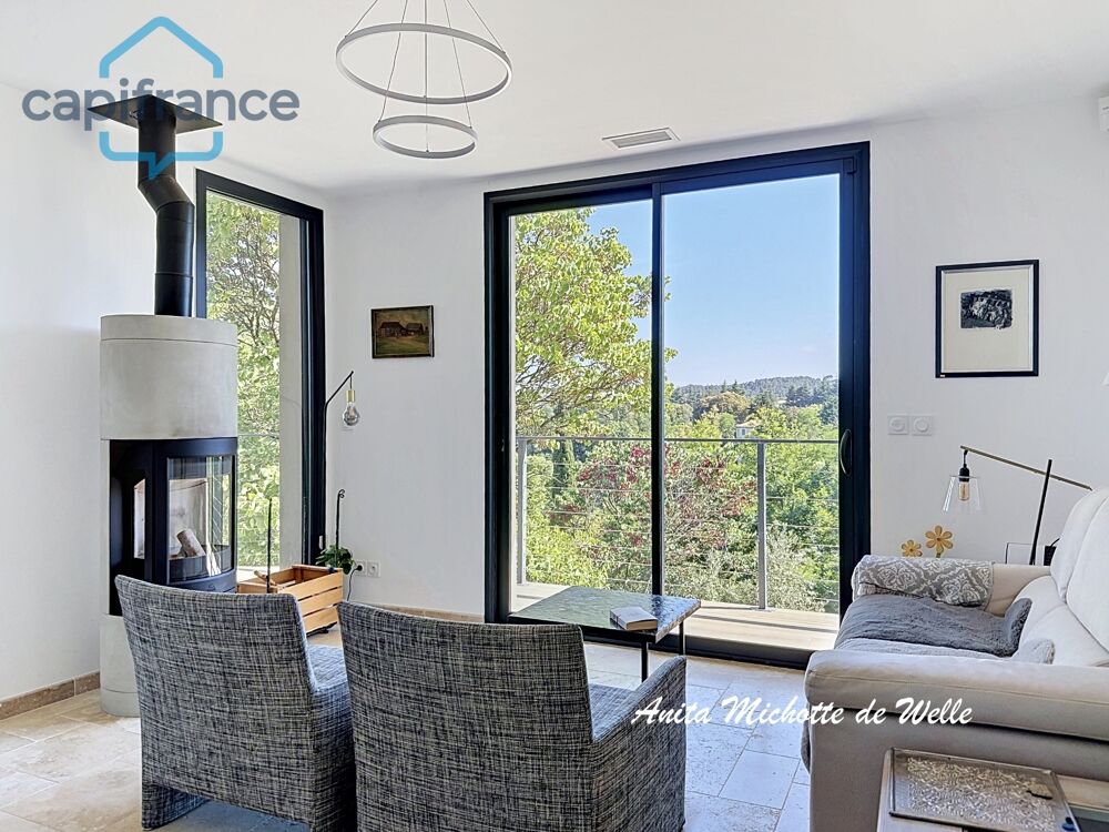 À vendre : maison de 105 m² avec vue imprenable sur la vallée d'Anduze , terrain env.1096m2