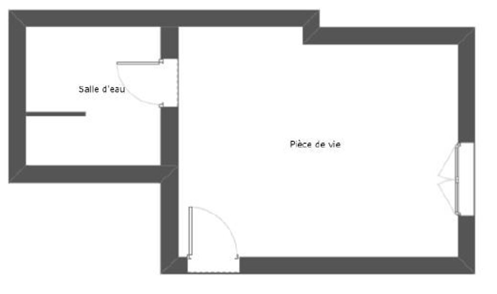 Location Appartement Studio de 23m2 à louer sur Angers Angers