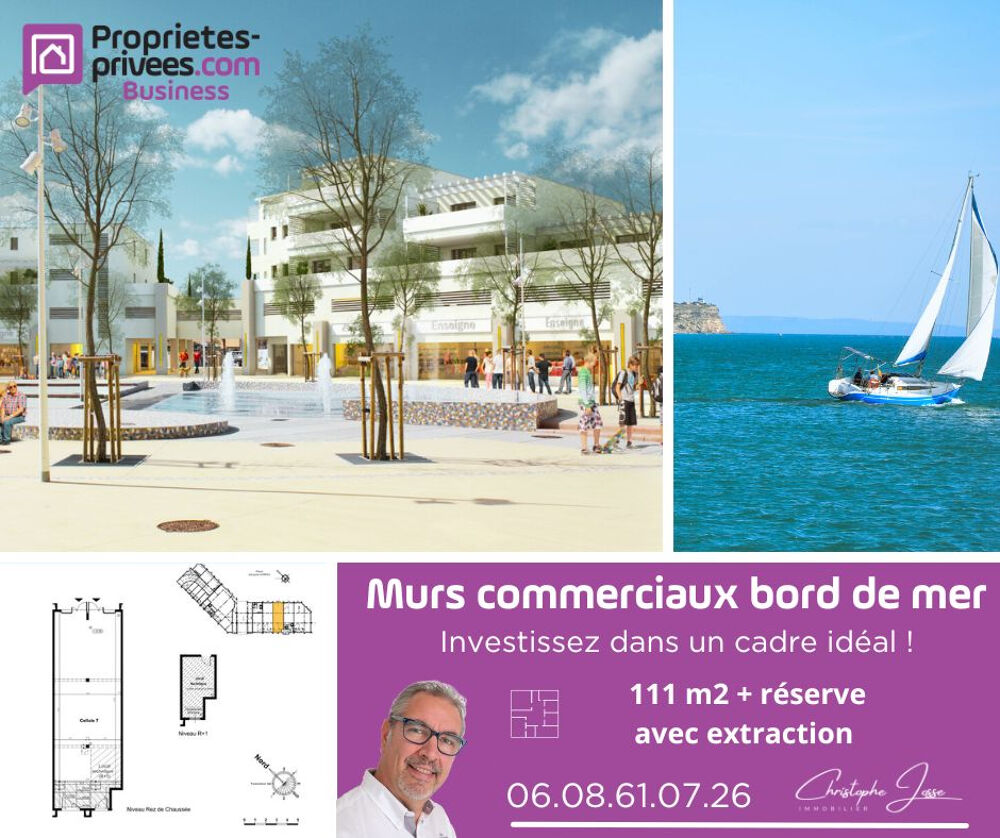   PORT LEUCATE -  MURS COMMERCIAUX 111 m² 