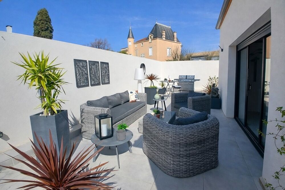 Villa plain-pied contemporaine 3 chambres avec suite parentale et terrain piscinable