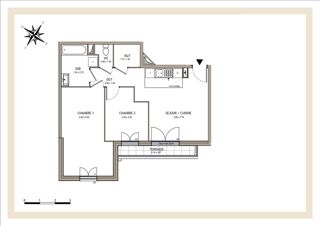  Appartement � vendre 3 pi�ces 56 m�