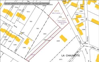  Terrain � vendre 1490 m�