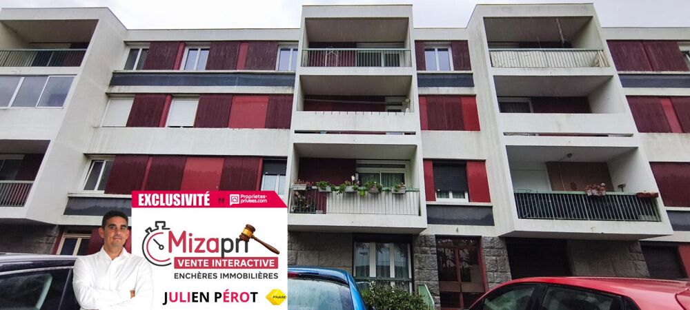 Vente Appartement Exclusivité ! Vente interactive, APPEL d'OFFRES. Côtes d'Armor 22000 SAINT-BRIEUC. 2 lots, appartement 3 chambres avec cave et b Saint brieuc