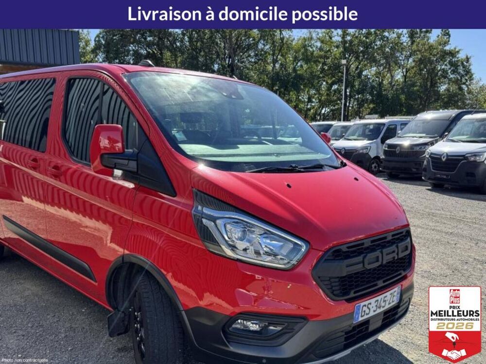 Transit CUSTOM 2.0 ECOBLUE 130CH TRAIL CABINE APPR 2023 occasion 10150 Lavau