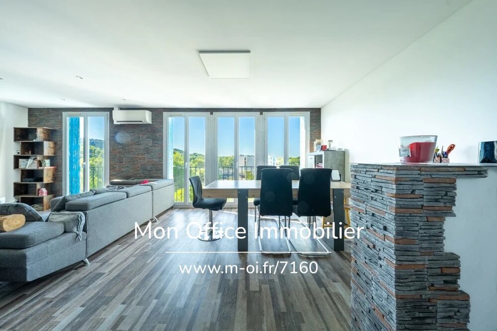 Référence : 7160-MCO - Appartement 3 pièces dernier étage vue dégagée et mer