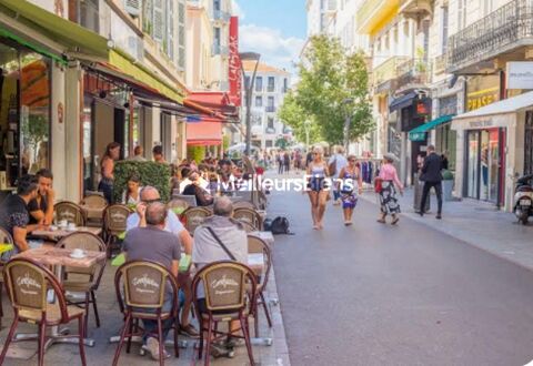 Cannes Banane : Fond de commerce restaurant zone piétonne 1800000 06400 Cannes