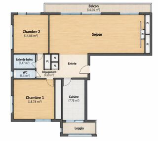 Vente Appartement SQUARE MICHELET - T3/T4 avec VUE DEGAGÉE Marseille 9
