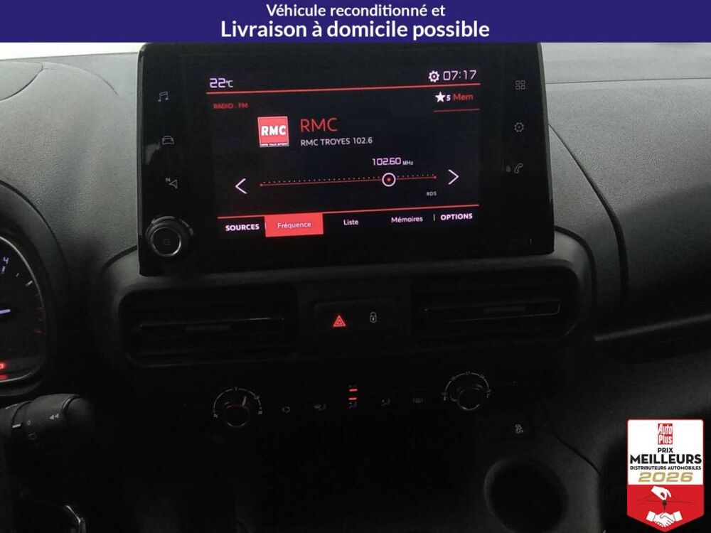 Berlingo Taille M essence 110 Feel +Pack Safety Pl 2019 occasion 10150 Lavau