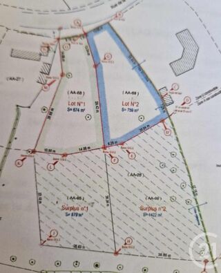  Terrain � vendre 3734 m�