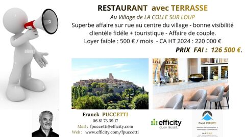 Restaurant 126500 06480 La colle sur loup