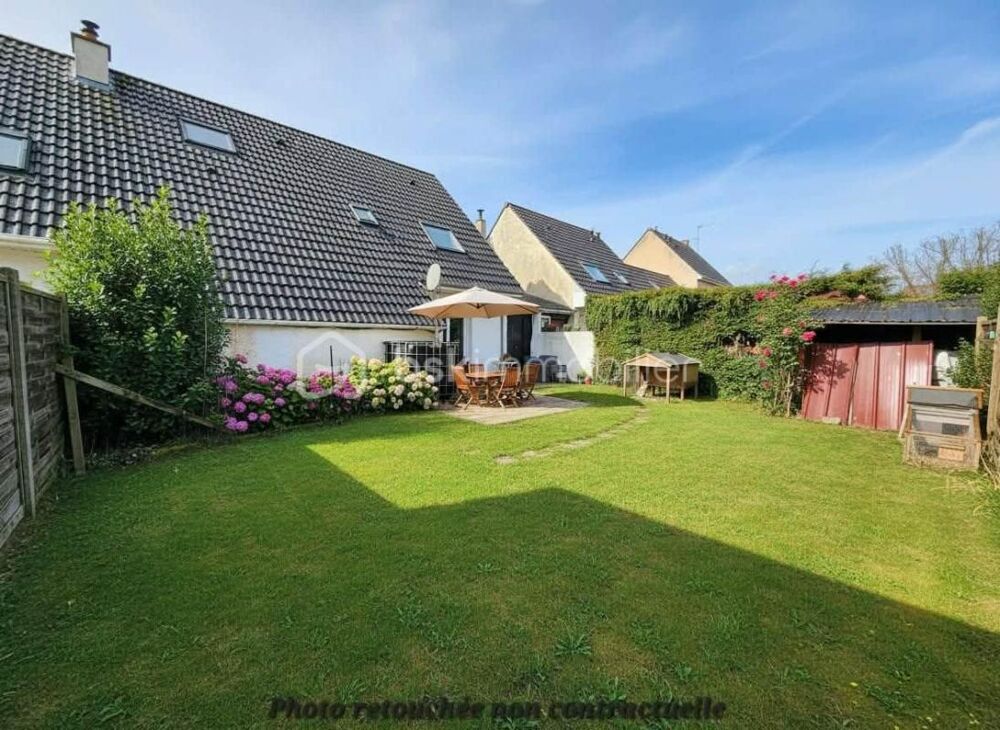 Maison de lotissement 82m2, 3 chambres, buanderie, garage, jardin, dépendance