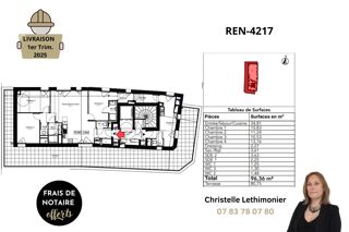  Appartement � vendre 5 pi�ces 96 m�