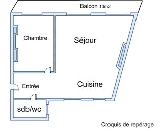  Appartement à vendre 2 pièces 40 m²