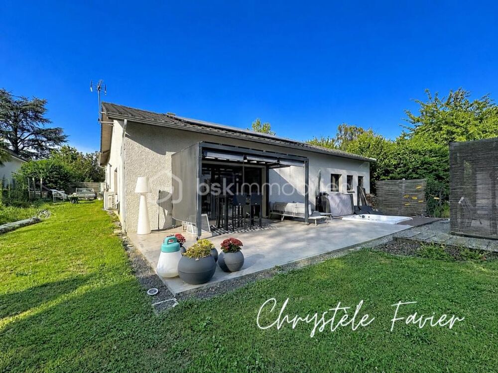 Vente Maison MAISON CONTEMPORAINE 115 m2 - 4 CHMABRES - GARAGE - JACUZZI - PANNEAUX SOLAIRES - TERRAIN 600 m2 - ACCÈS PMR Moirans
