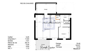  Maison  vendre 4 pices 103 m