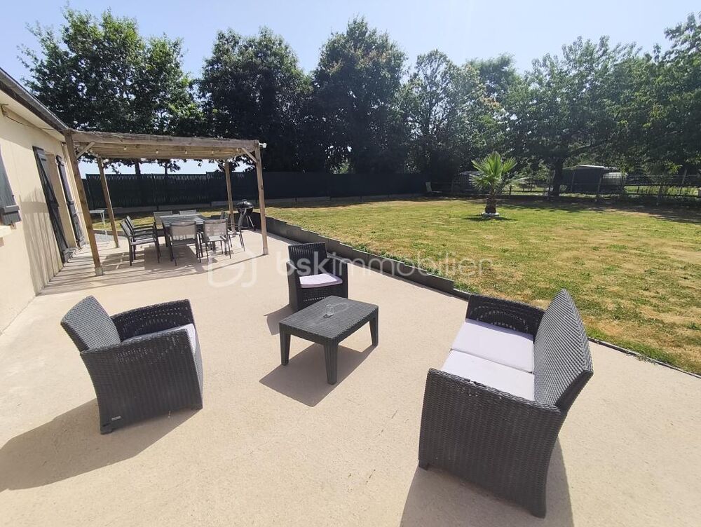 EXCLUSIVITÉ  MAISON DE PLAIN-PIED RÉNOVÉE, TERRAIN CLOS, GARAGE ET POTENTIEL D'EXTENSION