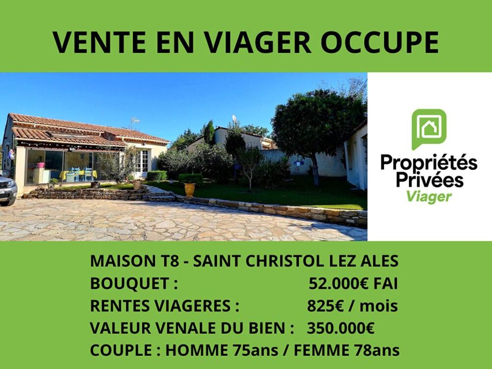 Vente Maison VIAGER Occupé - Saint Christol Lez Ales - 8 pièce(s) 160 m2 Saint christol lez ales