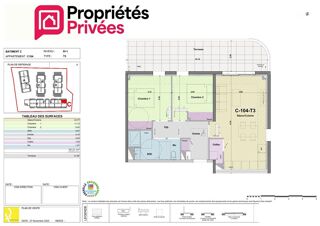  Appartement à vendre 3 pièces 59 m²