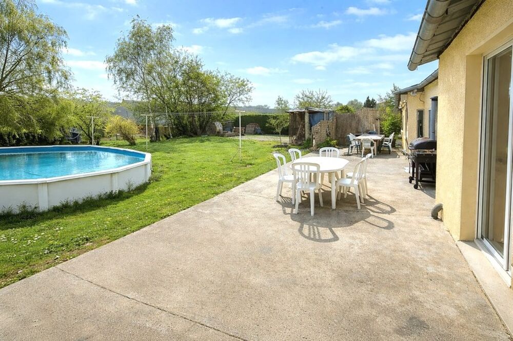 HOMBLIERES (02720) Maison à vendre de 150m2 habitables, Jardin , Garage Double