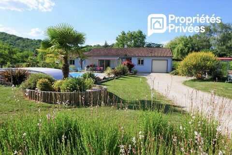   Maison bois - 5 chambres en plain-pied avec piscine et chalet indépendant proche Cahors Maison - 8 pièce(s) - 150 m²