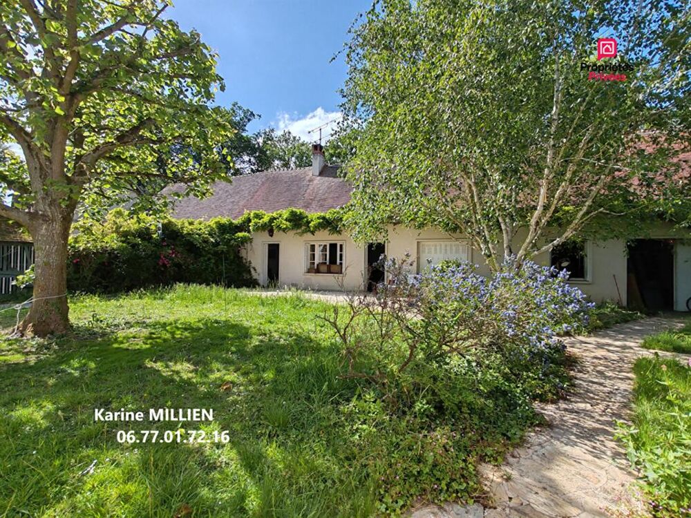 MUZY 27650 Longère et dépendance - 4 chambres - Garage - Atelier - Terrain - 190000