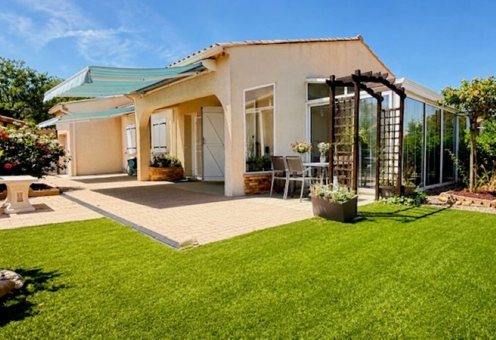 Maison Montagnac 100 m2, 3 chambres, garage, atelier, véranda sur parcelle de 600m²