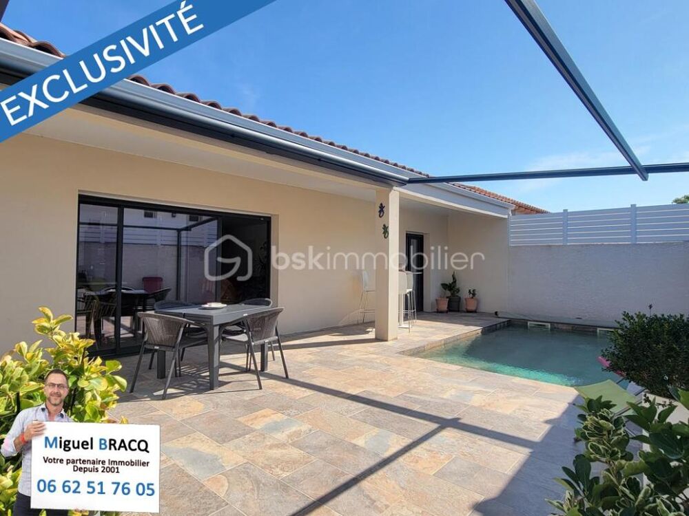 Villa F4 moderne en plain-pied avec piscine sur Nissan-Lez-Enserune 34440