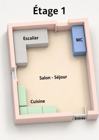  Appartement à vendre 2 pièces 50 m²