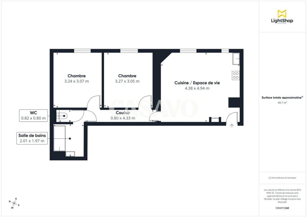 Vente Appartement Vente Appartement 3 pi�ces de 51m� - 92300 Levallois-Perret Levallois perret