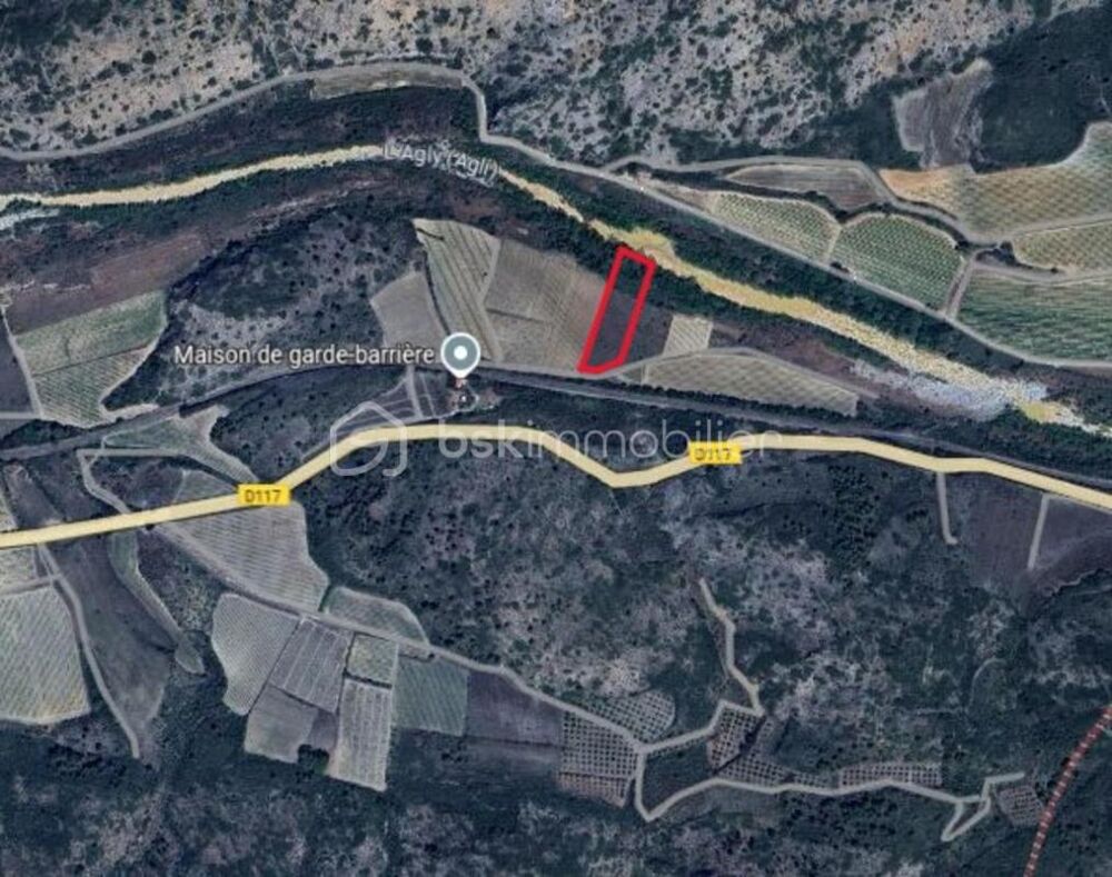 Vente Terrain TERRAIN PLAT DE 4760M² - SUR L'AXE CASES DE PENE / ESTAGEL - AU BORD DE L'AGLY Estagel