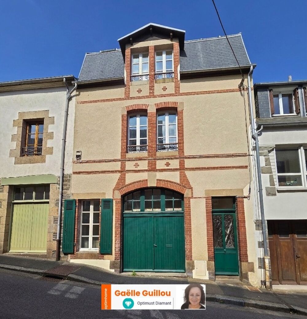 Morlaix : Charmante maison de ville de 151m² - 7 pièces + Studio au RDC