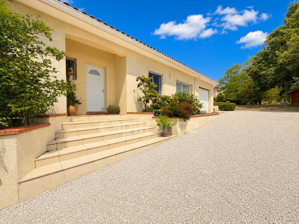 Vente Maison Maison de plain-pied 160 m² – 4 chambres, bureau, terrain arboré de 2 500 m² Rieumes