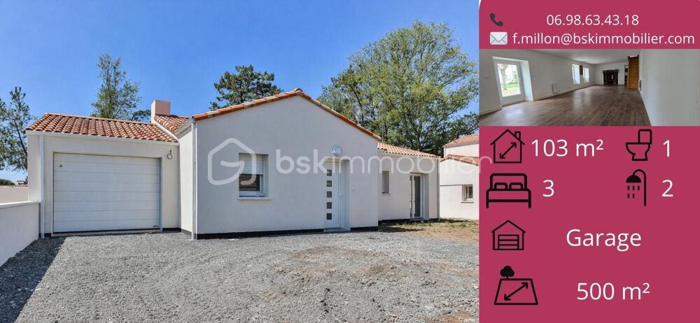 ? MAISON DARCHITECTE 4 PIÈCES  SAINT-JEAN-DE-MONTS (Orouet)