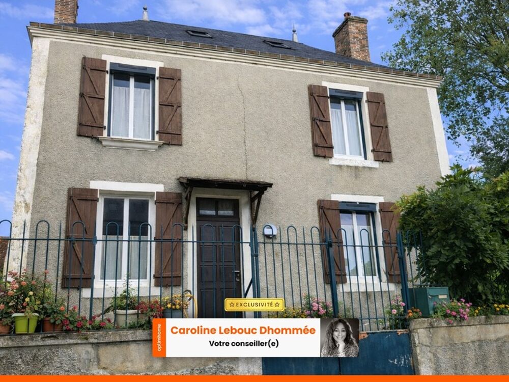 Maison en pierre + jardin  Fort potentiel  Proche Bellême