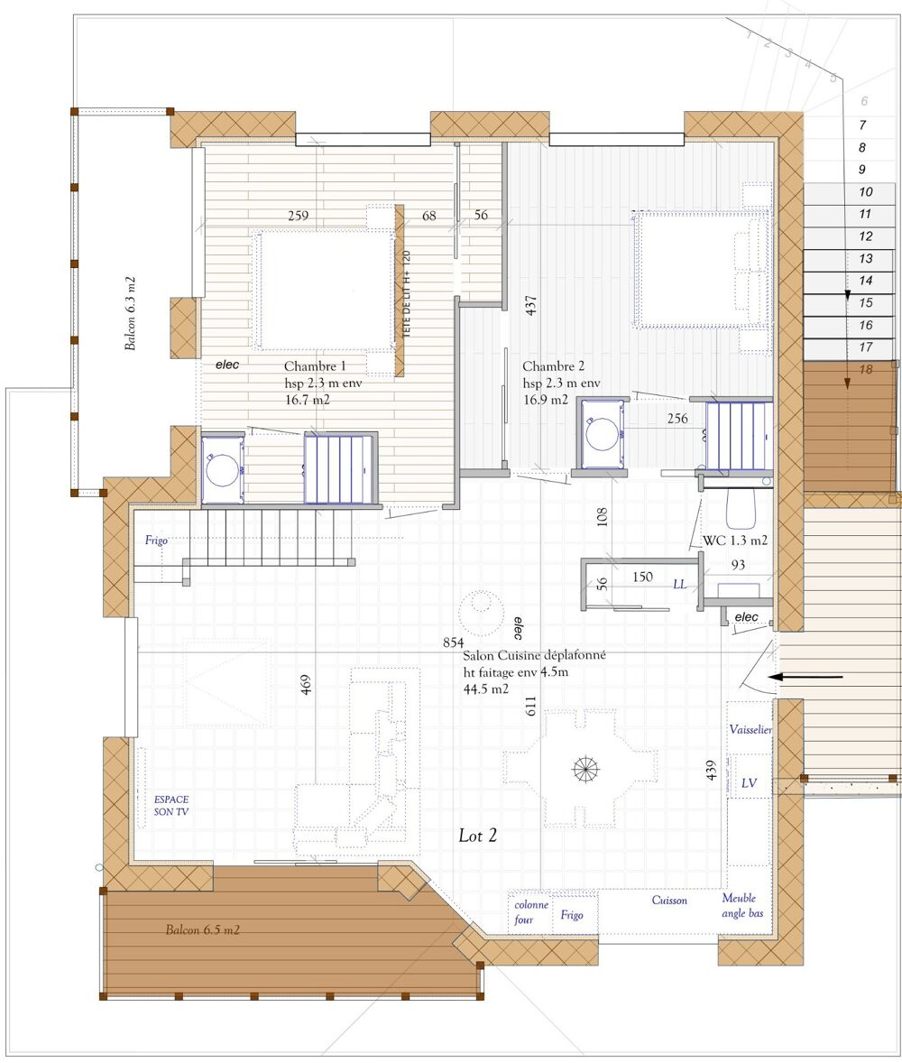 Vente Appartement Haute Savoie (74), à vendre SAMOENS - Domaine skiable Grand-Massif - Appartement T3 + mezzanine 90 m² Samoens