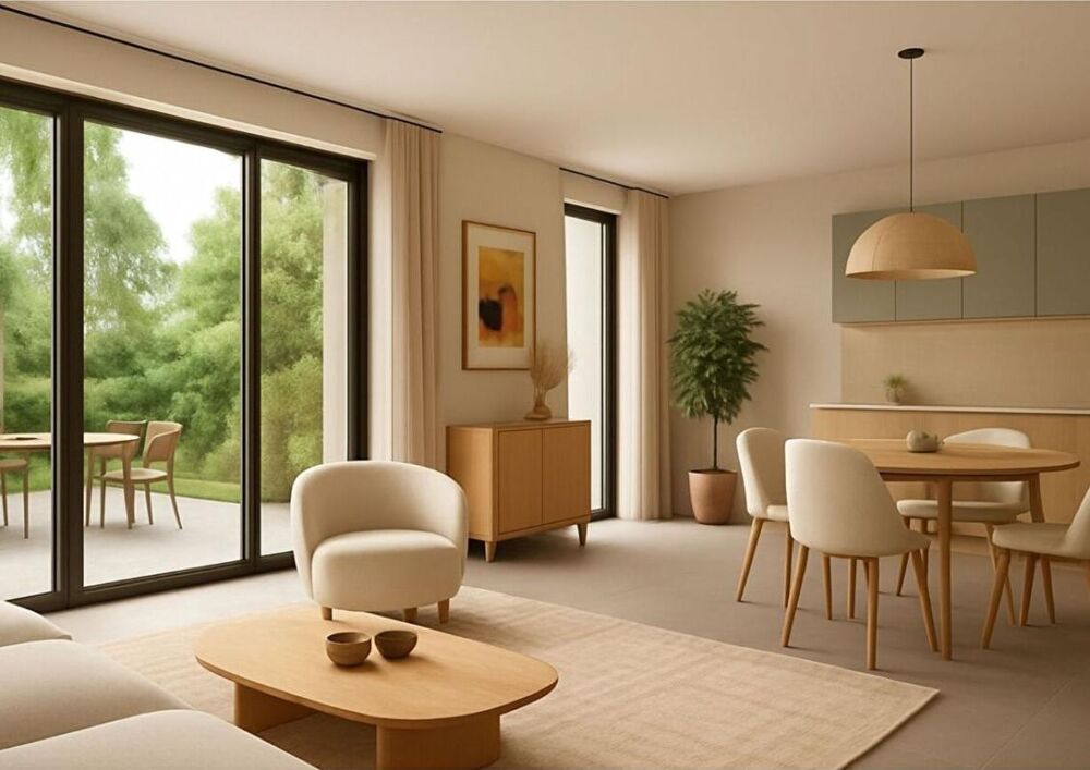 T3 62.70m², lumineux avec terrasse dans un parc paysager à Montfavet