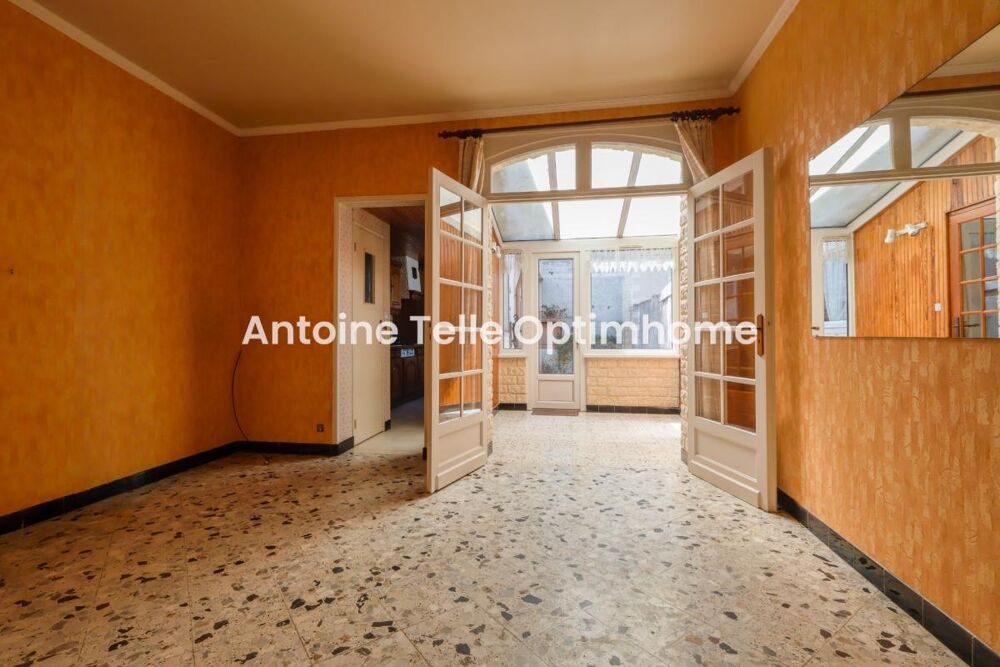 Le Cateau 59360 - Maison à rafraichir avec garage & jardin clos