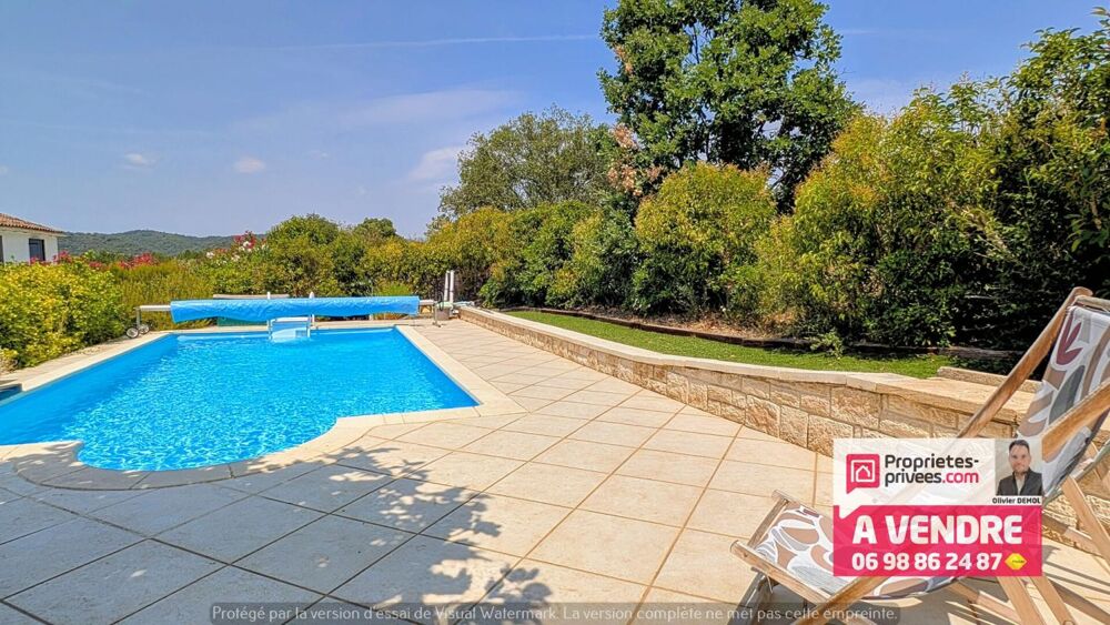 RARE VILLA DE PLAIN-PIED avec piscine et garage à 15 mn de Mandelieu !