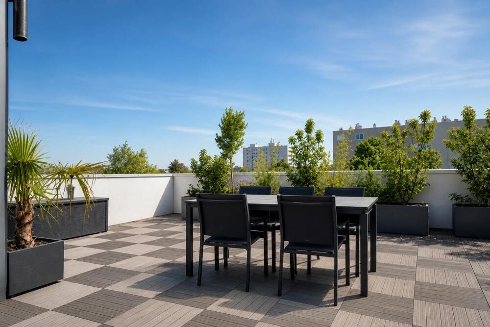 Vente Appartement T4 98 m2 · Dernier étage · Terrasse 42 m2 plein sud · DPE A La rochelle