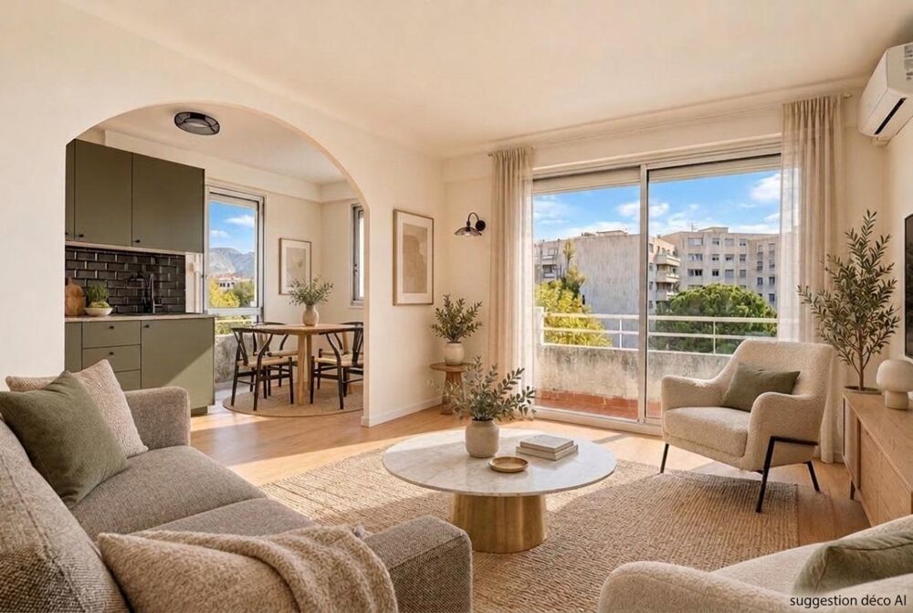 Vente Appartement Agréable T3  ensoleillé à Saint Giniez Marseille 8