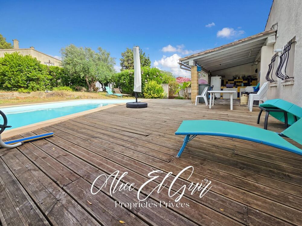 PROCHE CARCASSONNE - Maison T6 jardin garage piscine