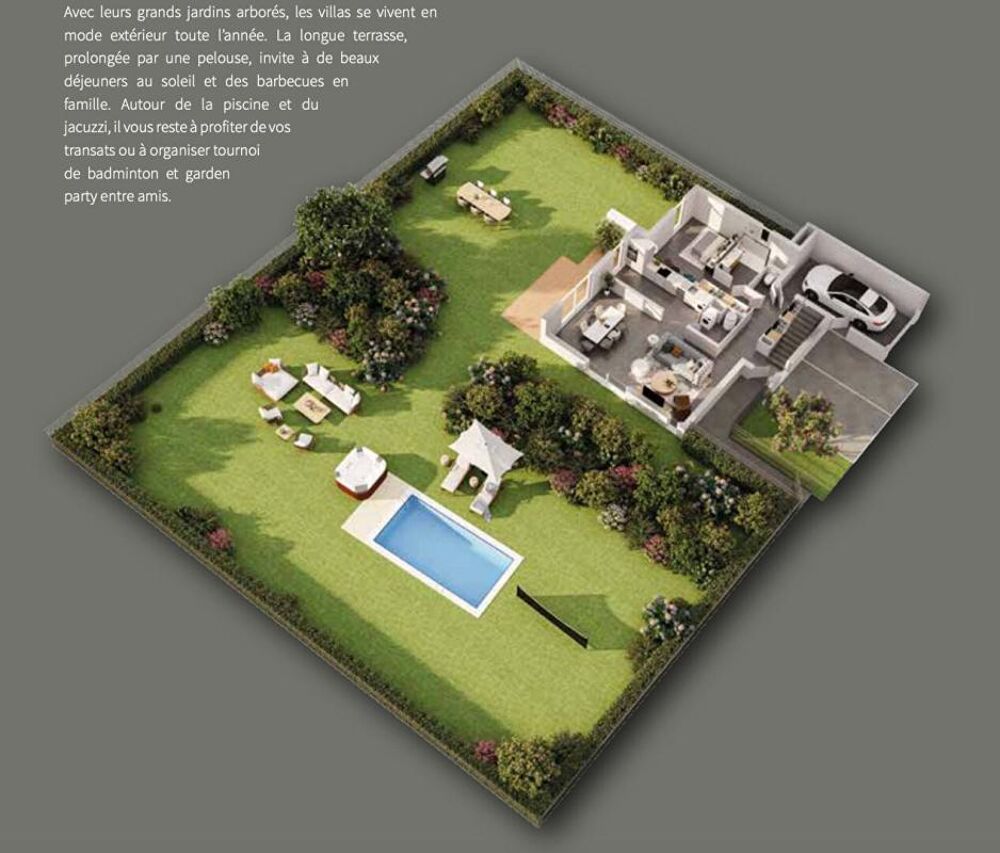 Villa contemporaine avec piscine Aix-En-Provence 110.4 m2 - 940 000