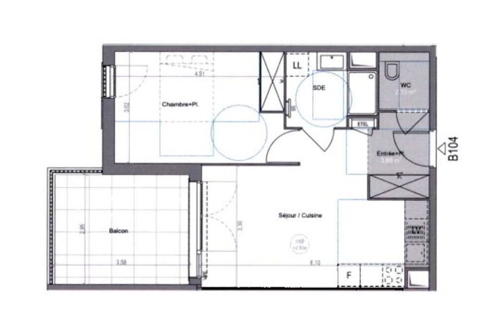 Location Appartement T2 NEUF avec balcon et parking à COGOLIN Cogolin