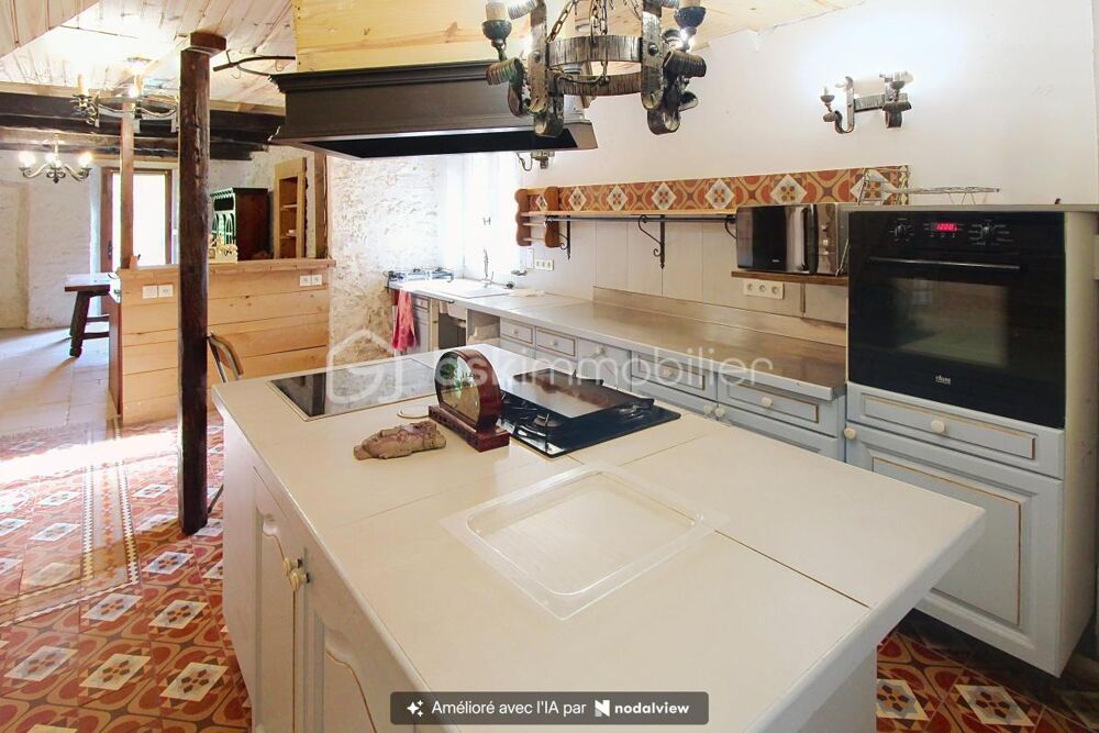 Vente Maison Sud Aveyron grande maison de village 1 hectare de terrain Nant