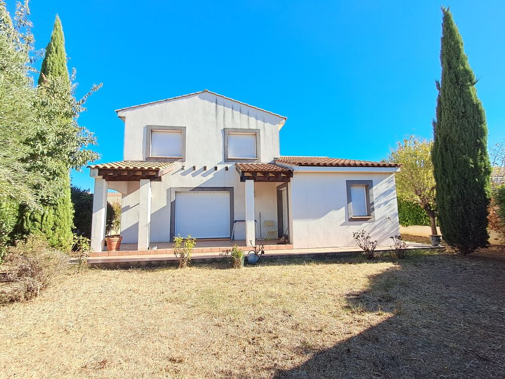 VILLEMOUSTAUSSOU  ÉLÉGANTE MAISON FAMILIALE AVEC JARDIN, TERRASSE ET GARAGE