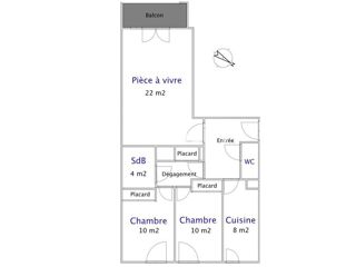  Appartement � vendre 3 pi�ces 67 m�