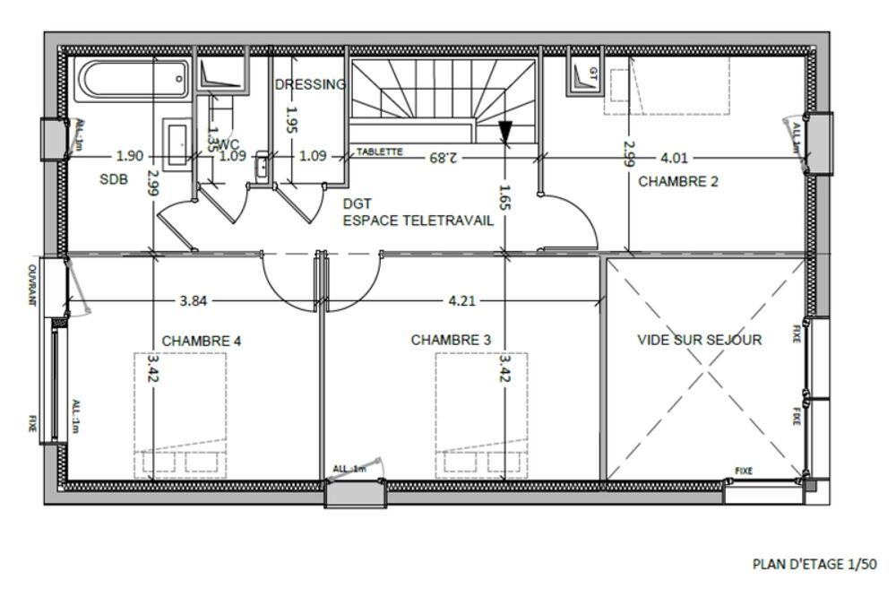 Vente Maison Maison contemporaine 124,5 m² – 5 pièces – Sannois 95110 (Quartier Pasteur) Sannois