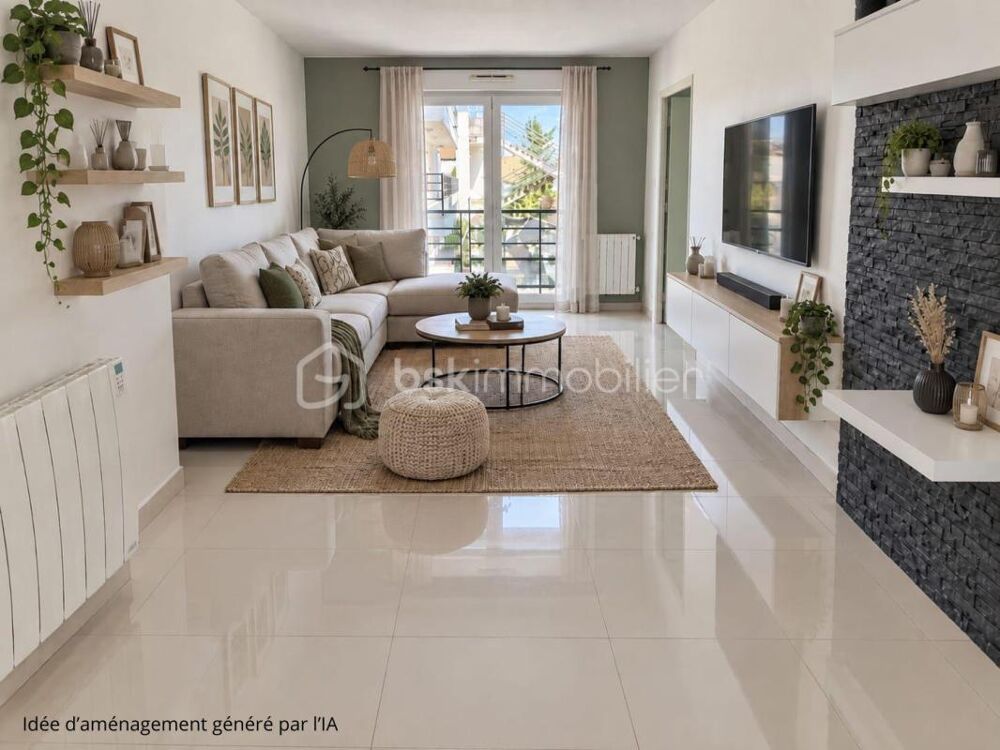 Vigneux-sur-Seine  Charmant 2 pièces de 43 m² avec balcon et parking